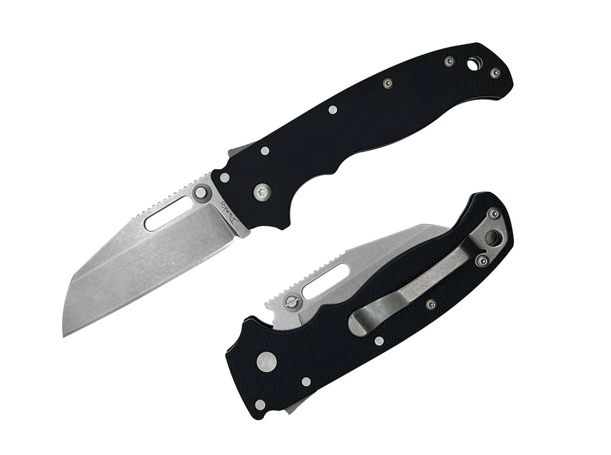 Demko Knives AD20.5 Shark Foot D2 G10 Black Peel Ply