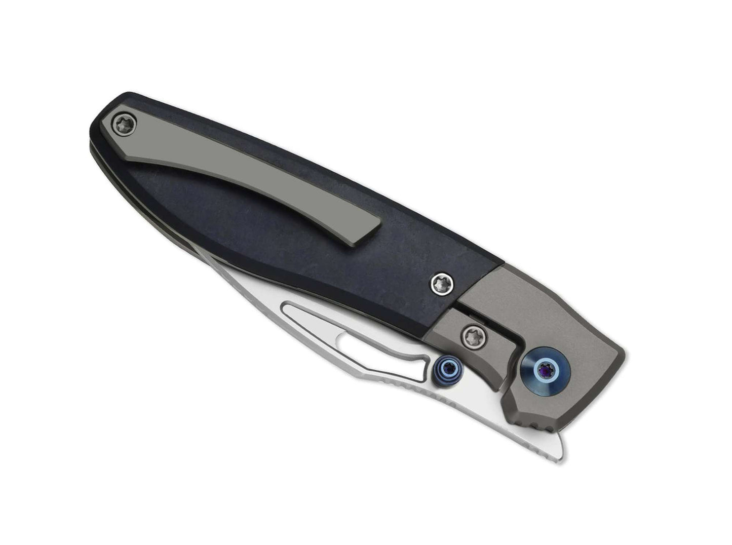 Kizer Shrike S45VN Ti Blue Richlite