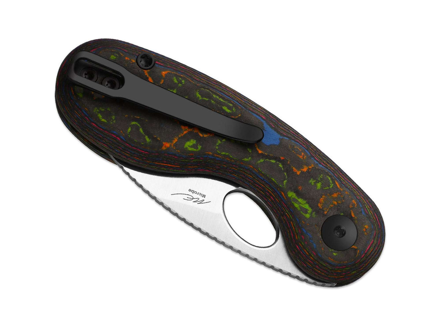 Kizer Microbe M390 Camo Carbon 80's