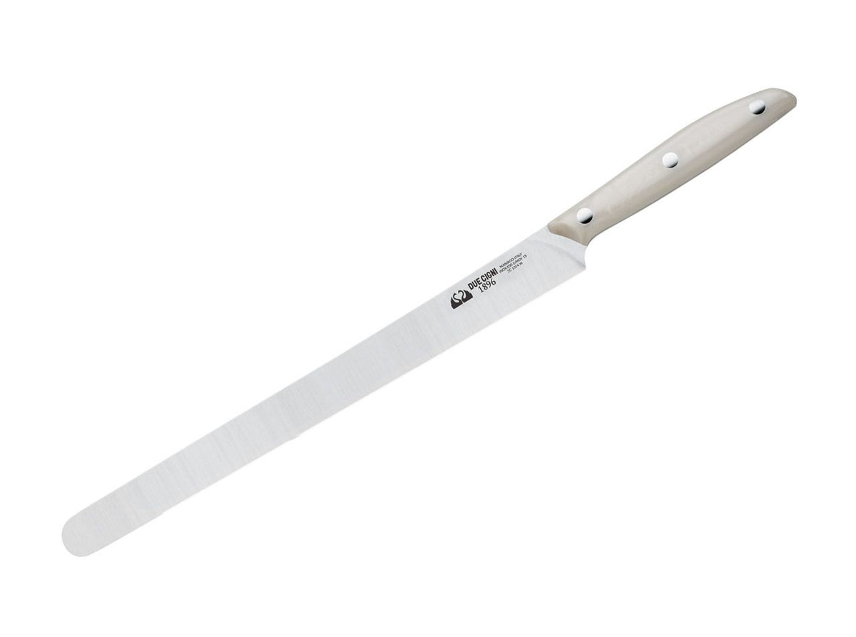 Due Cigni 1896 Schinkenmesser POM Weiß