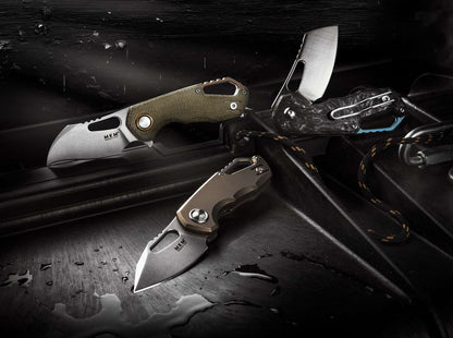 MKM Isonzo M390 Cleaver Titanium Bronze