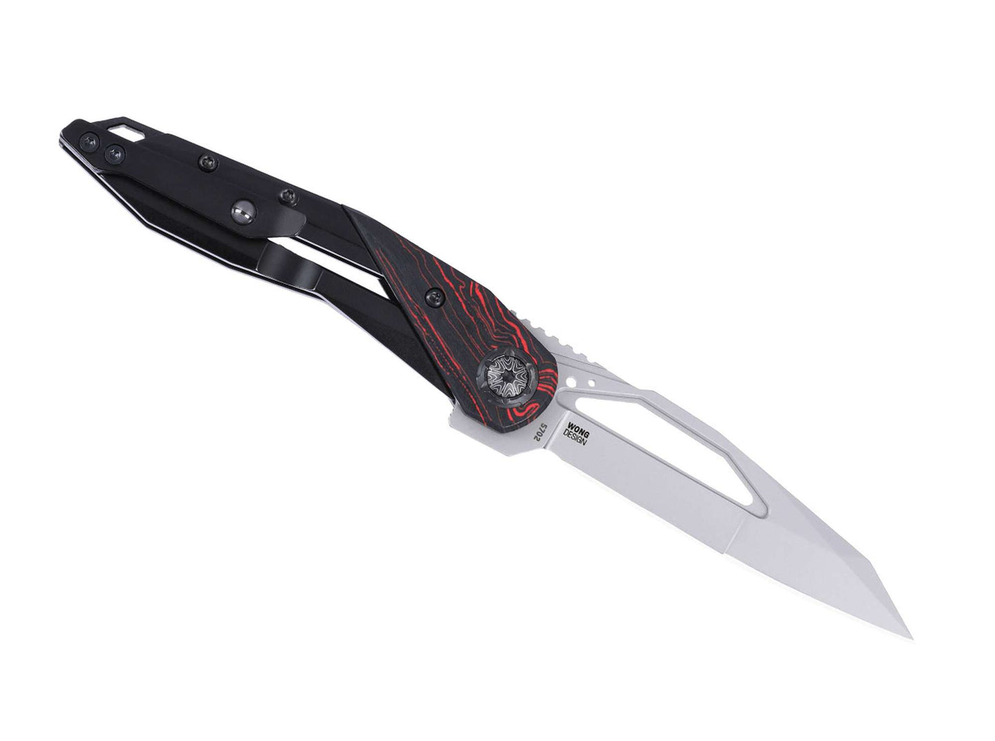 CRKT Nucleus 12C27 Steel & G10 Red & Black