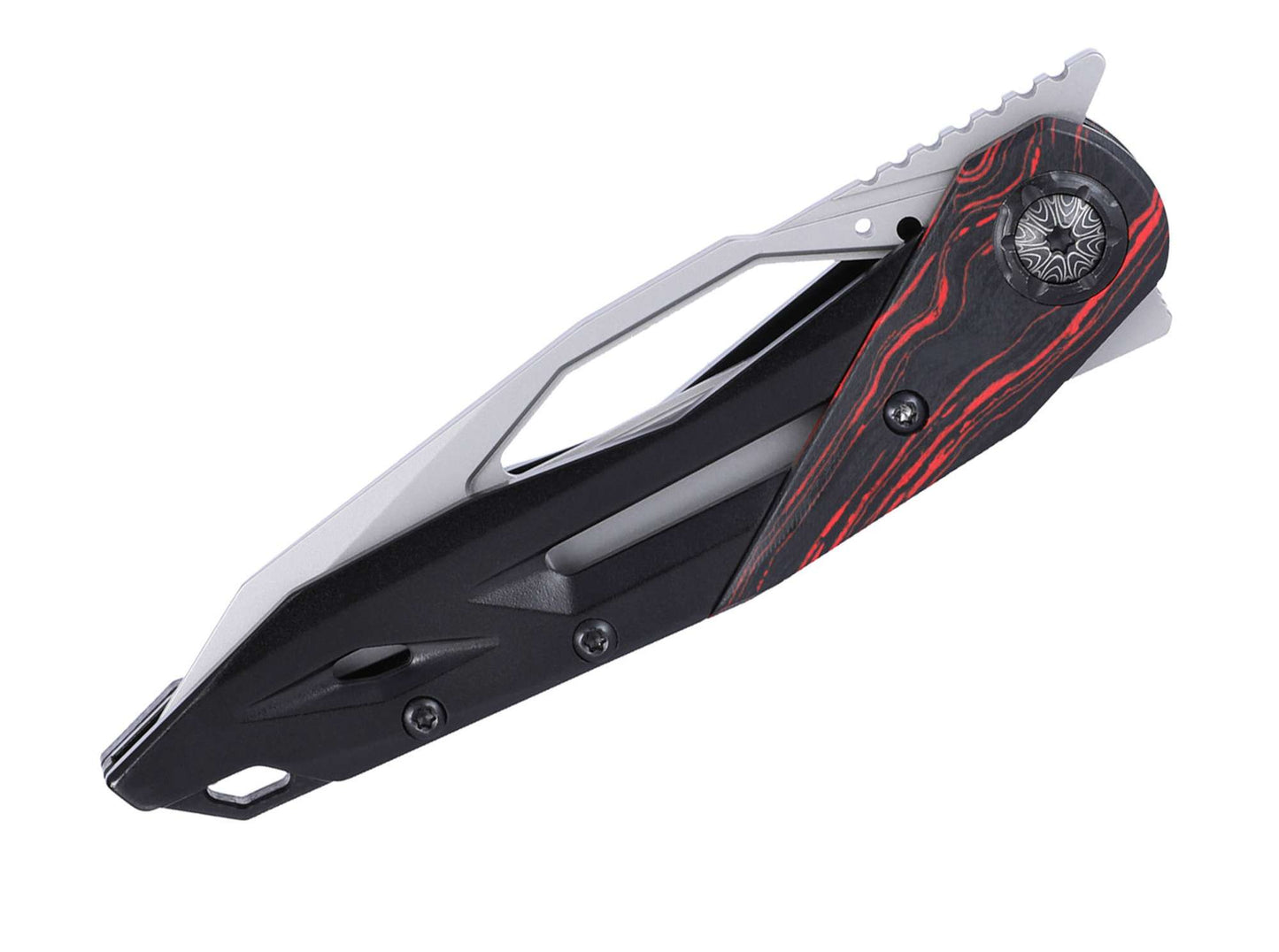 CRKT Nucleus 12C27 Steel & G10 Red & Black