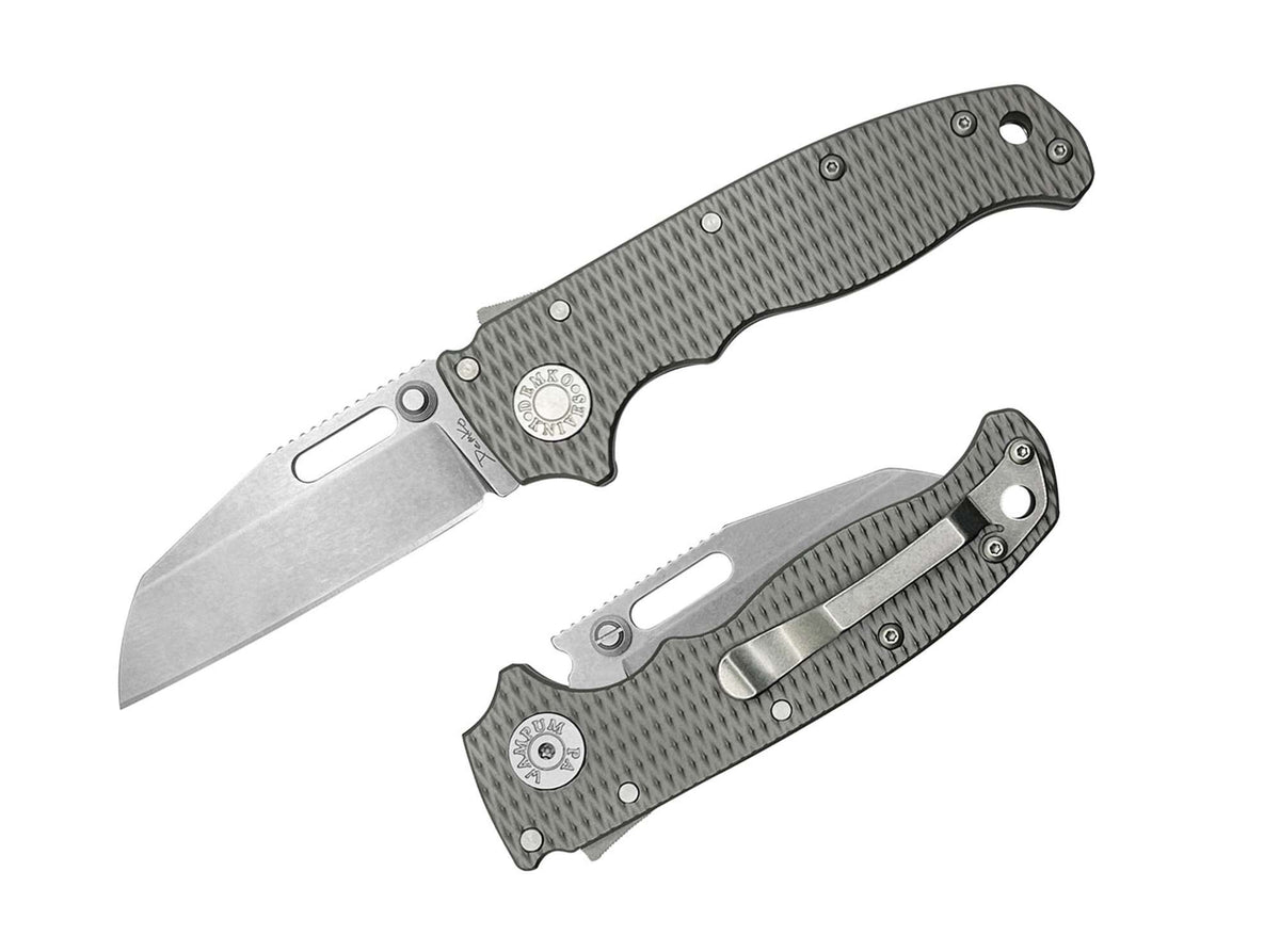 Demko Knives AD20.5 Shark Foot 20CV Titanium Milled