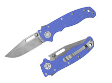 Demko Knives AD20.5 Clip Point 20CV G10 Blue #2