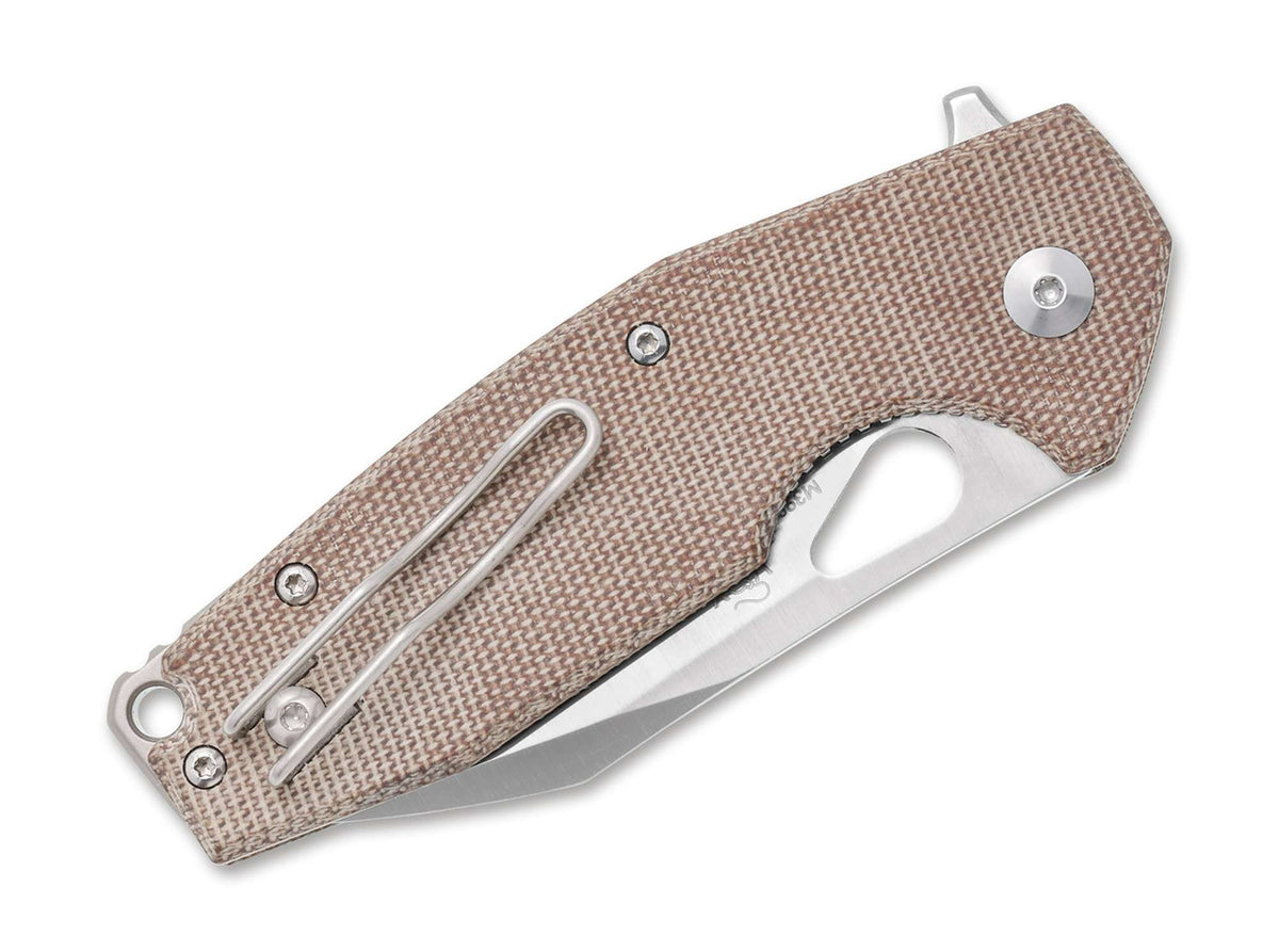 Fox Knives Yaru Micarta Natural