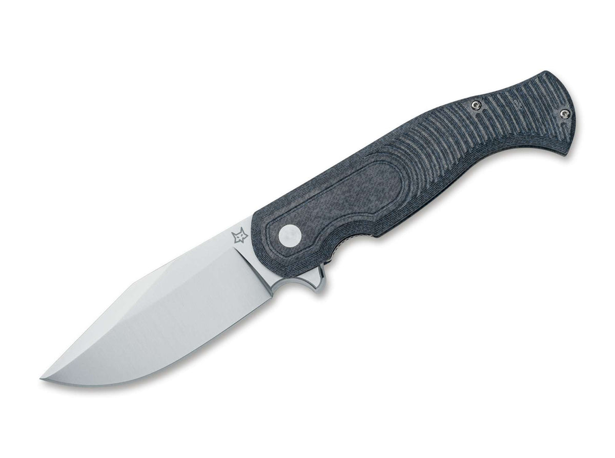 Fox Knives East Wood Tiger Micarta Denim
