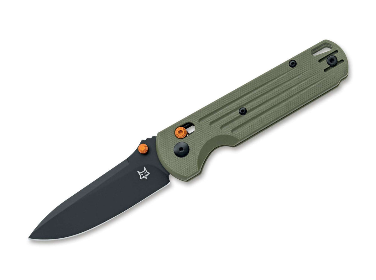 Fox Knives Gabi Niolox Green G10 Black Blade