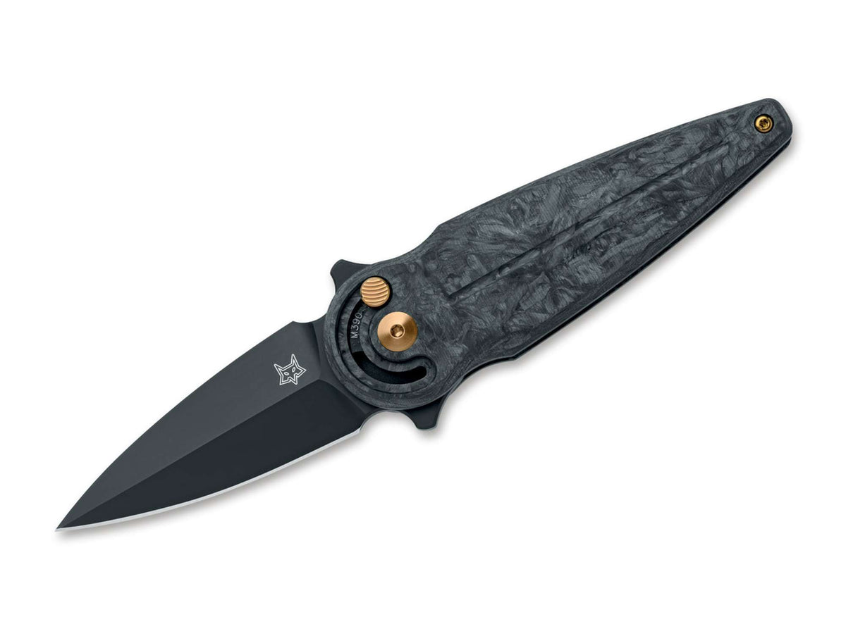 Fox Knives Saturn M390 Dark Matter CF PVD
