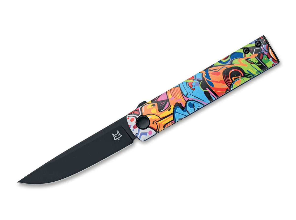 Fox Knives Chnops UV Becut Aluminum Graffiti