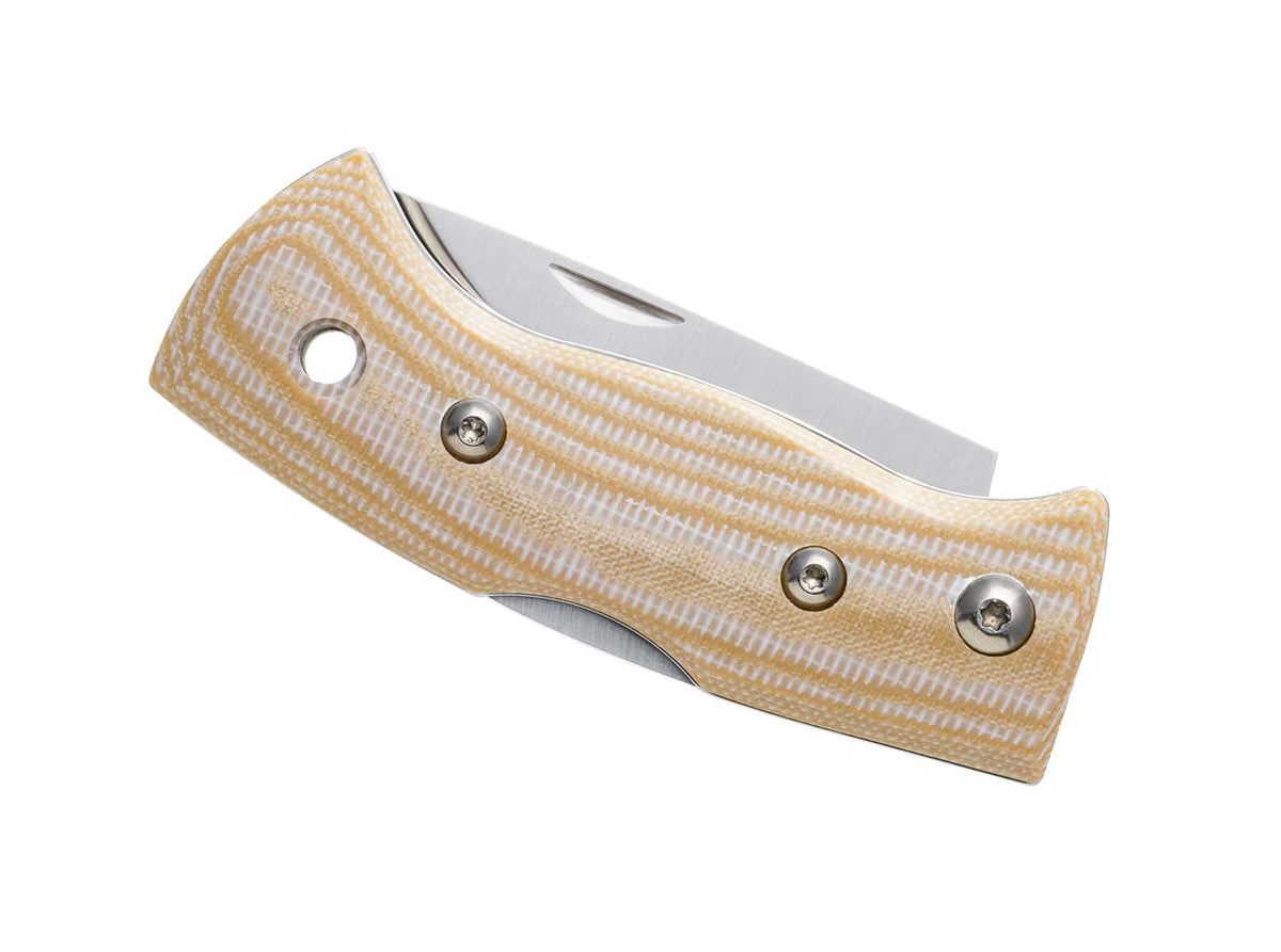 Helle Berget 12C27 Beige Canvas Micarta