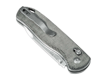 Kizer Drop Bear Micarta Grey