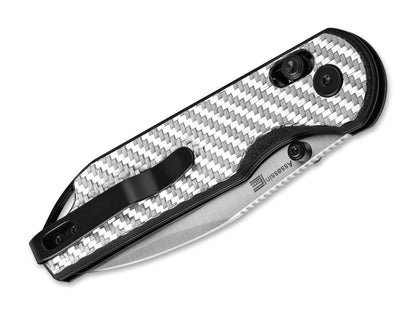 Kizer Assassin Nitro-V G10 CF Silver & Black