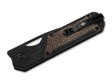 Kizer Militaw G10 Black Micarta Brown