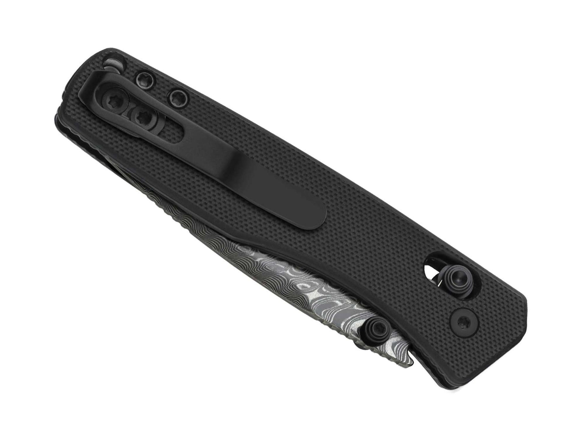 Kizer Aegis Damascus Black G10
