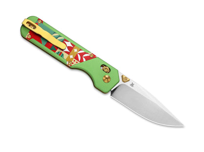 Kizer Militaw S45VN Christmas Gift Wrap Pattern