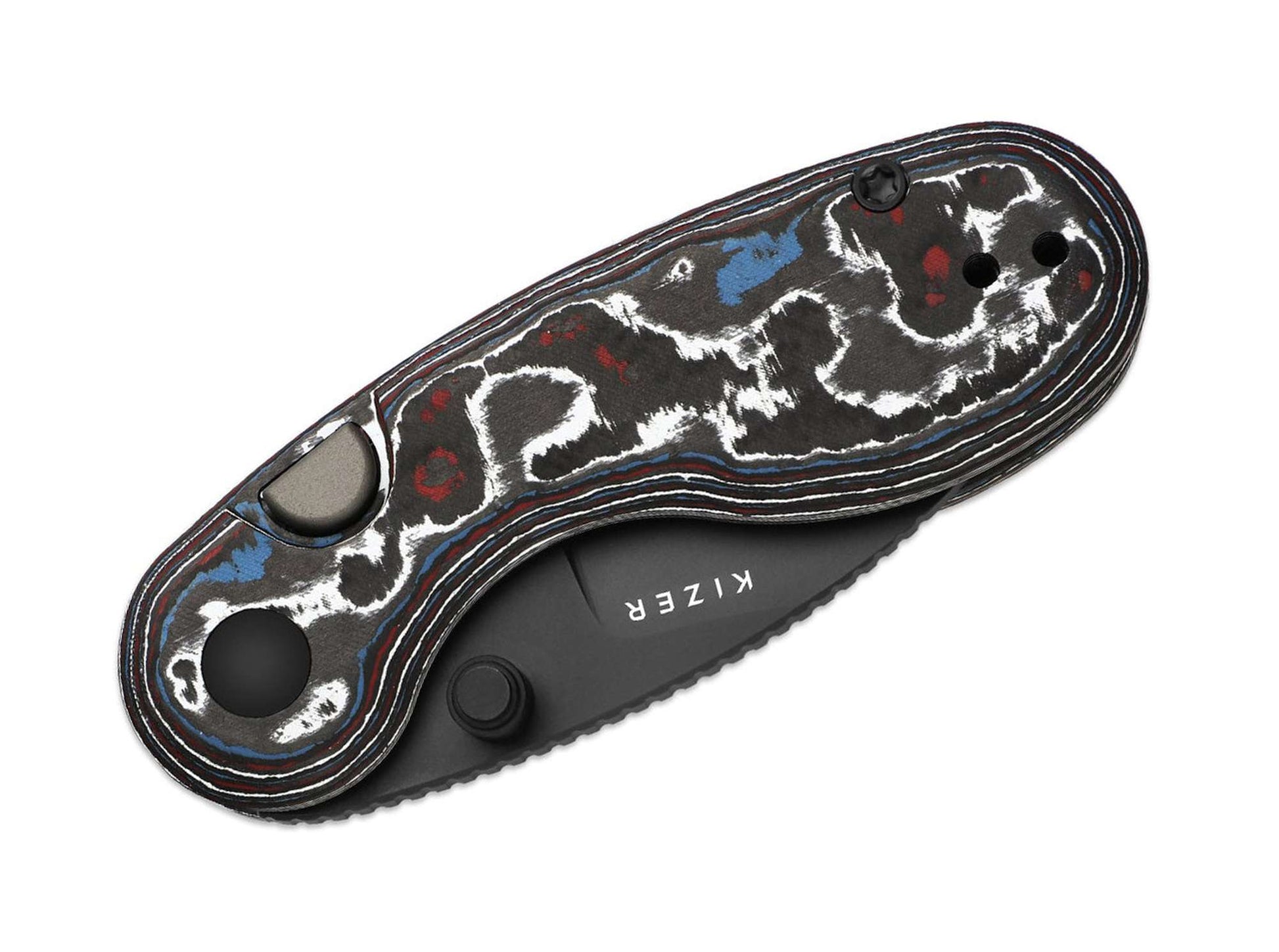 Kizer Microbe M390 CF DLC