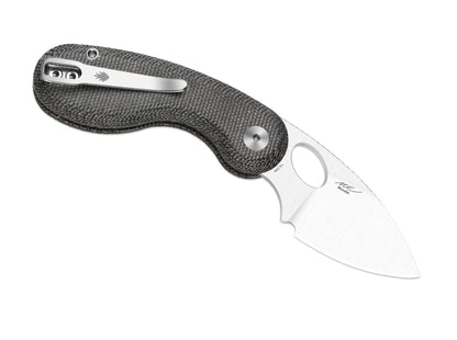 Kizer Microbe 14C28N Black Norplex UltreX Micarta