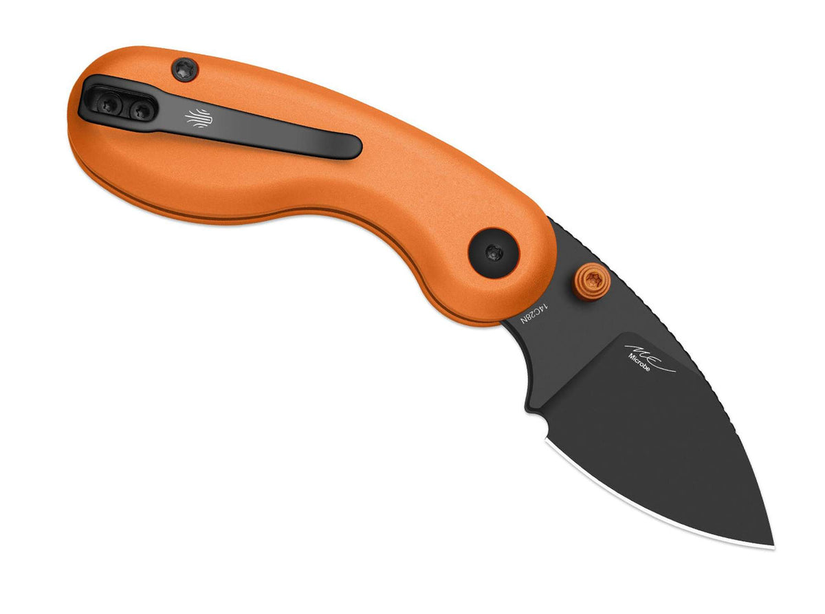Kizer Microbe 14C28N Orange Aluminum PVD
