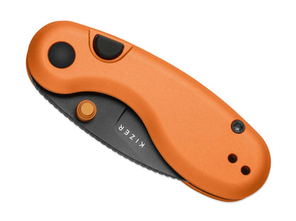 Kizer Microbe 14C28N Orange Aluminum PVD