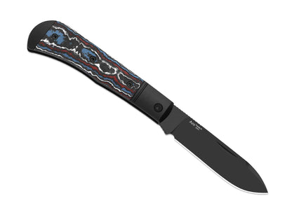 Kizer Trestle D S90V Black Aluminum & CF DLC