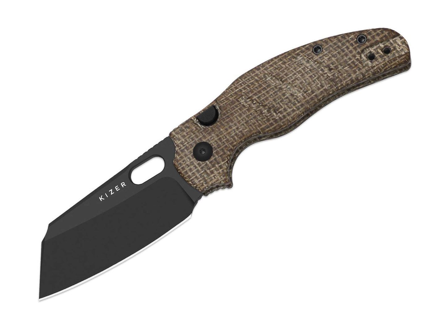 Kizer C01C 2.9 CD Elmax Brown Norplex UltreX Micarta DLC