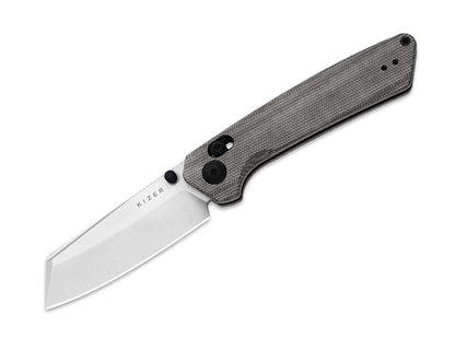 Kizer Madrac Nitro-V Black Norplex UltreX Micarta