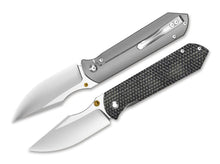 Kizer Harpoon Fold Elmax Ti & Black Norplex UltreX Micarta