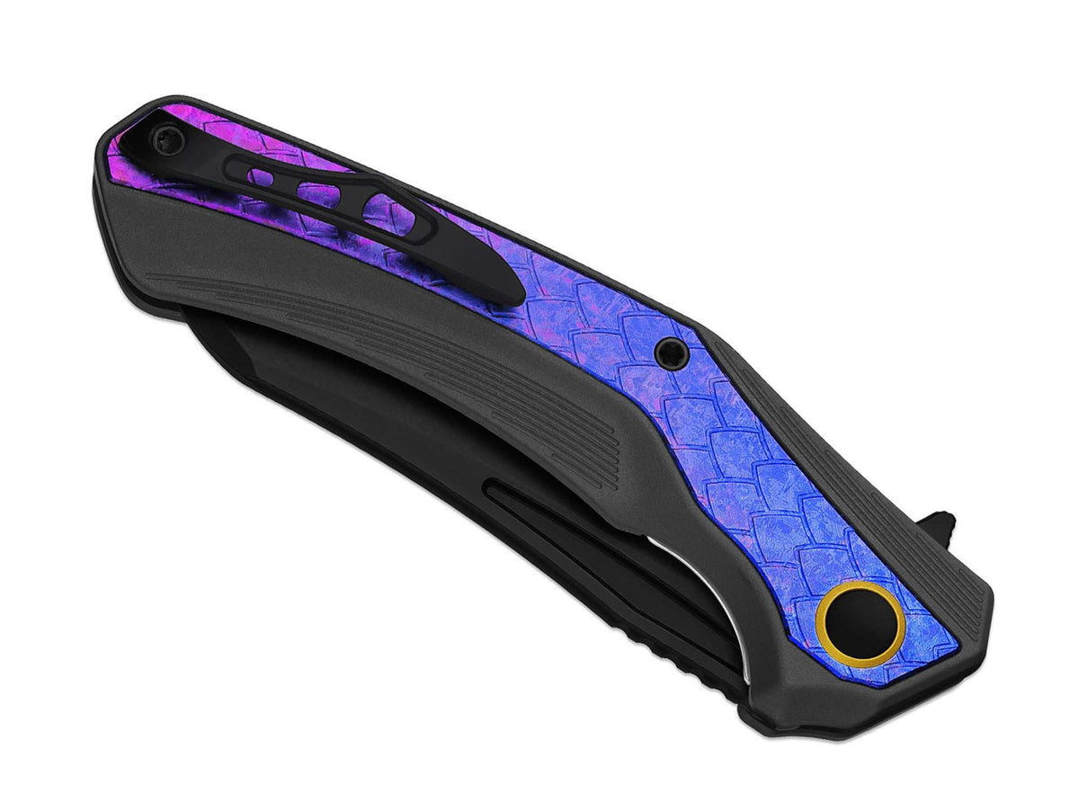 Kizer Draca S45VN Aluminum Crystallized Ti PVD