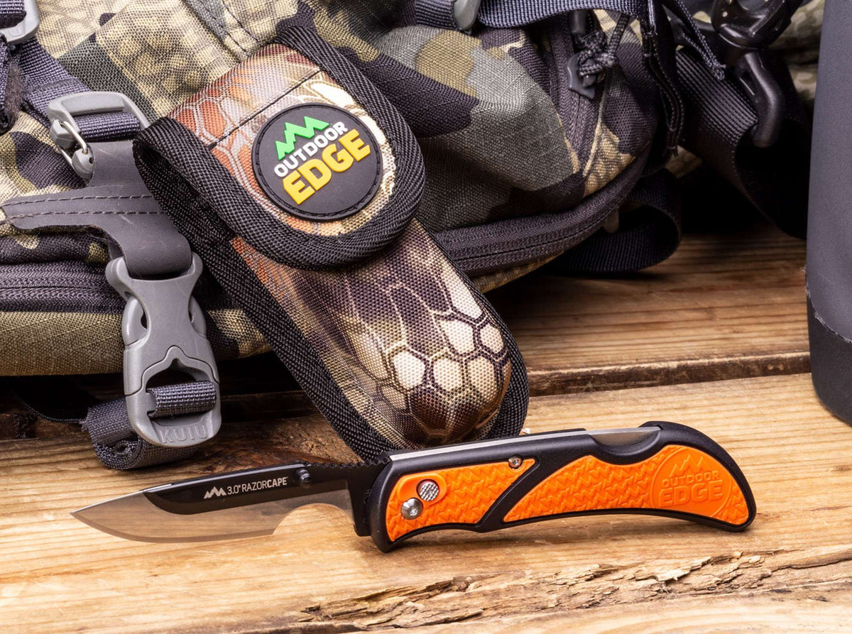 Outdoor Edge RazorCape Orange