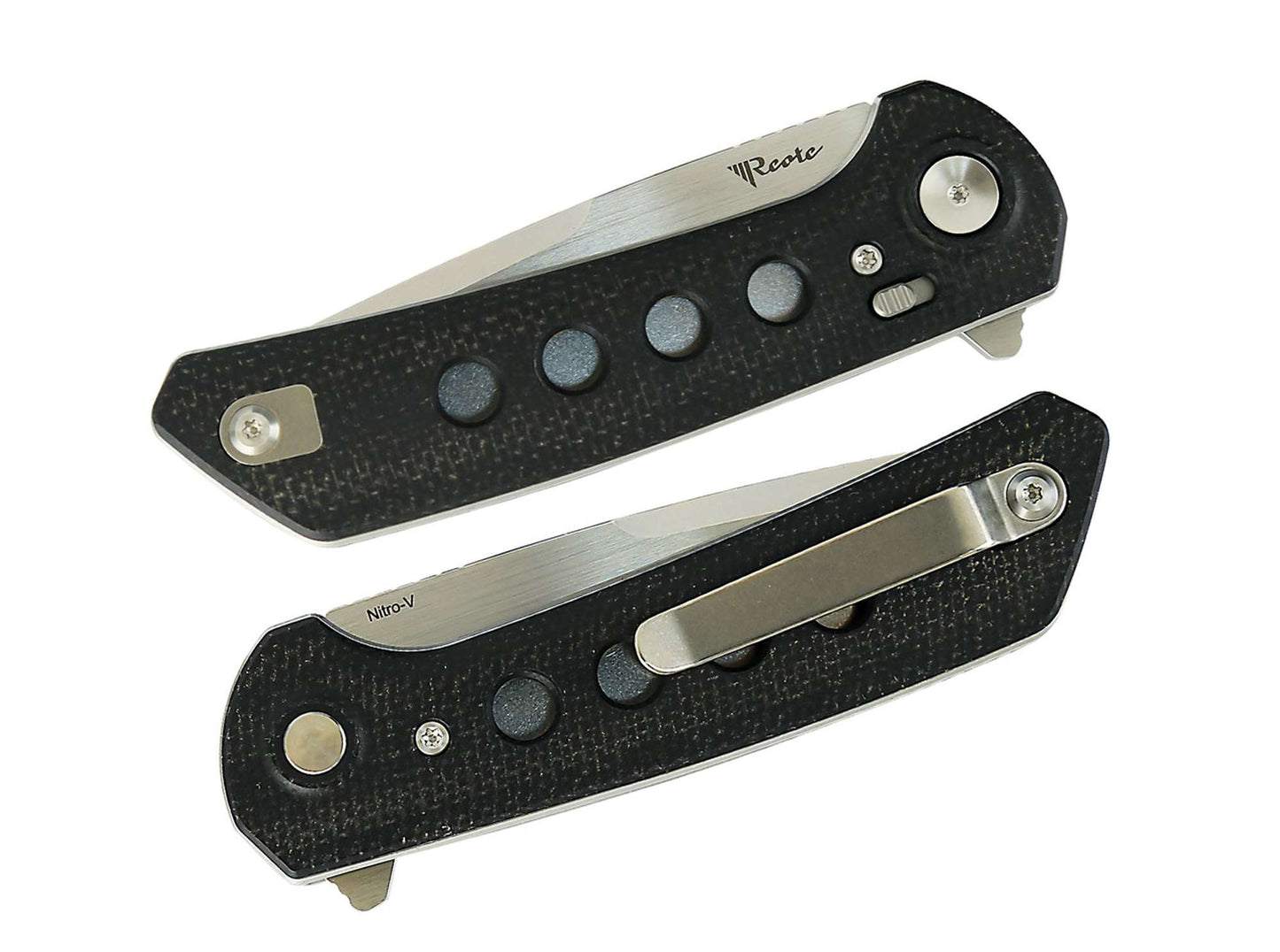 Reate PL-XF Micarta G10 Black Stonewashed