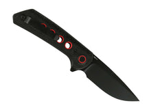 Reate PL-XF Micarta Black G10 Red PVD