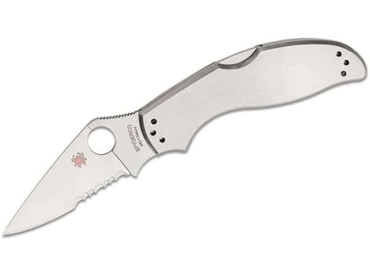 Spyderco UpTern Silver CombinationEdge