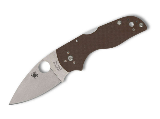 Spyderco Lil' Native Mid Back Lock Brown G10 CPM 15V Sprint Run