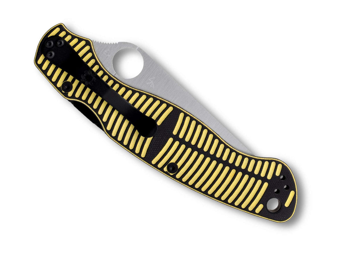 Spyderco Military 2 Salt MagnaCut Yellow & Black G10