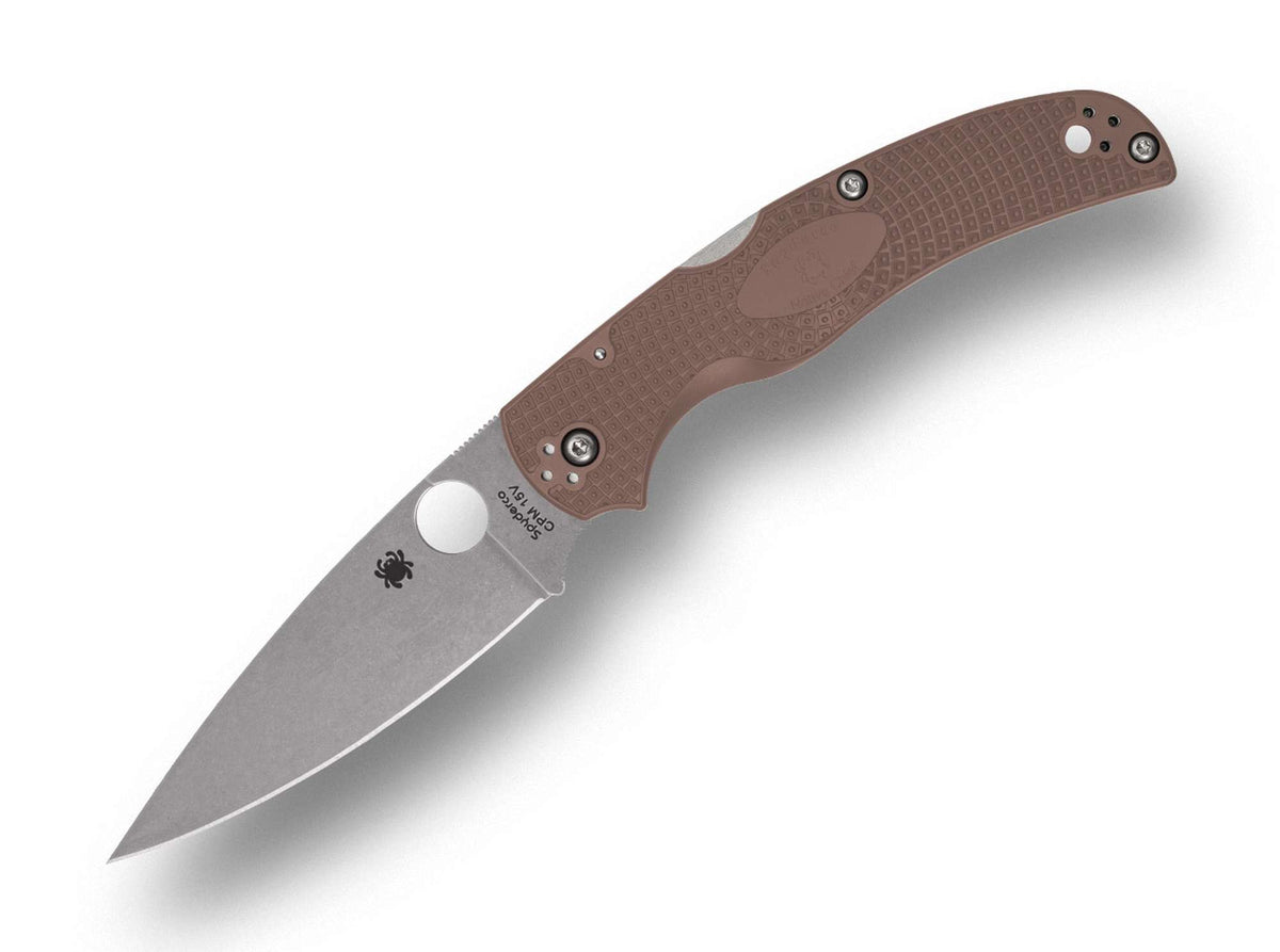Spyderco Native Chief Lightweight CPM 15V Brown FRN Sprint Run