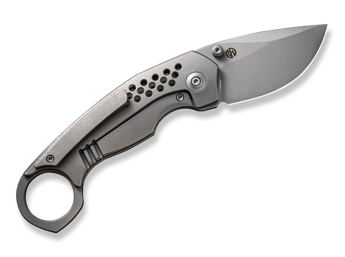 WE Knife Envisage Titanium Grey Stonewashed