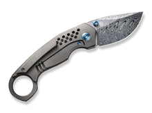 WE Knife Envisage Titanium Grey Damascus