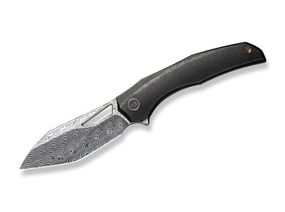 WE Knife Ignio Titanium Black Damascus