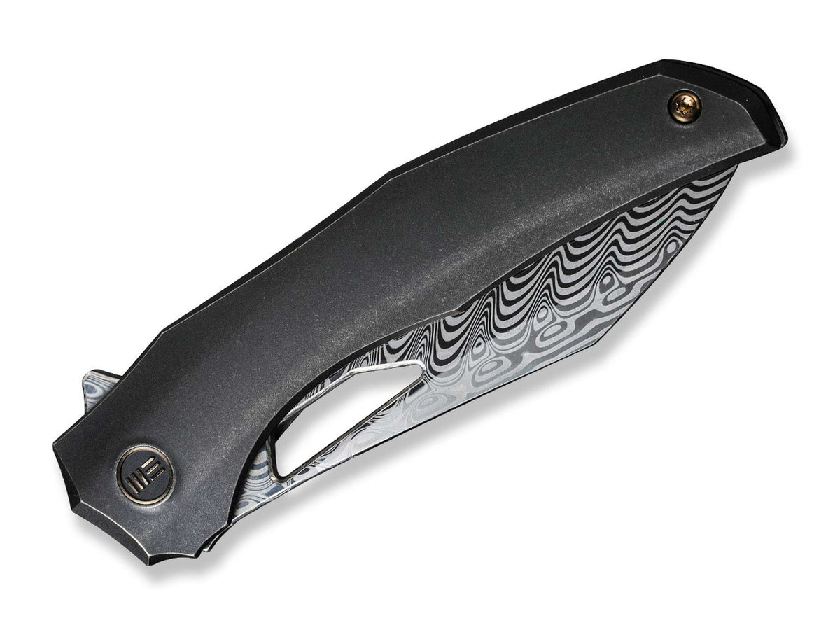 WE Knife Ignio Titanium Black Damascus
