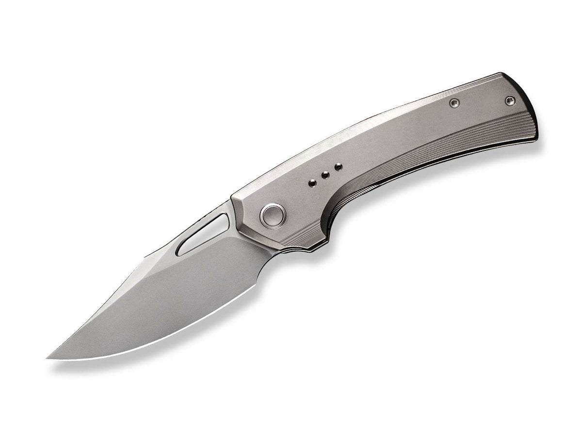 WE Knife Nefaris Ltd Titanium Grey Bead Blasted