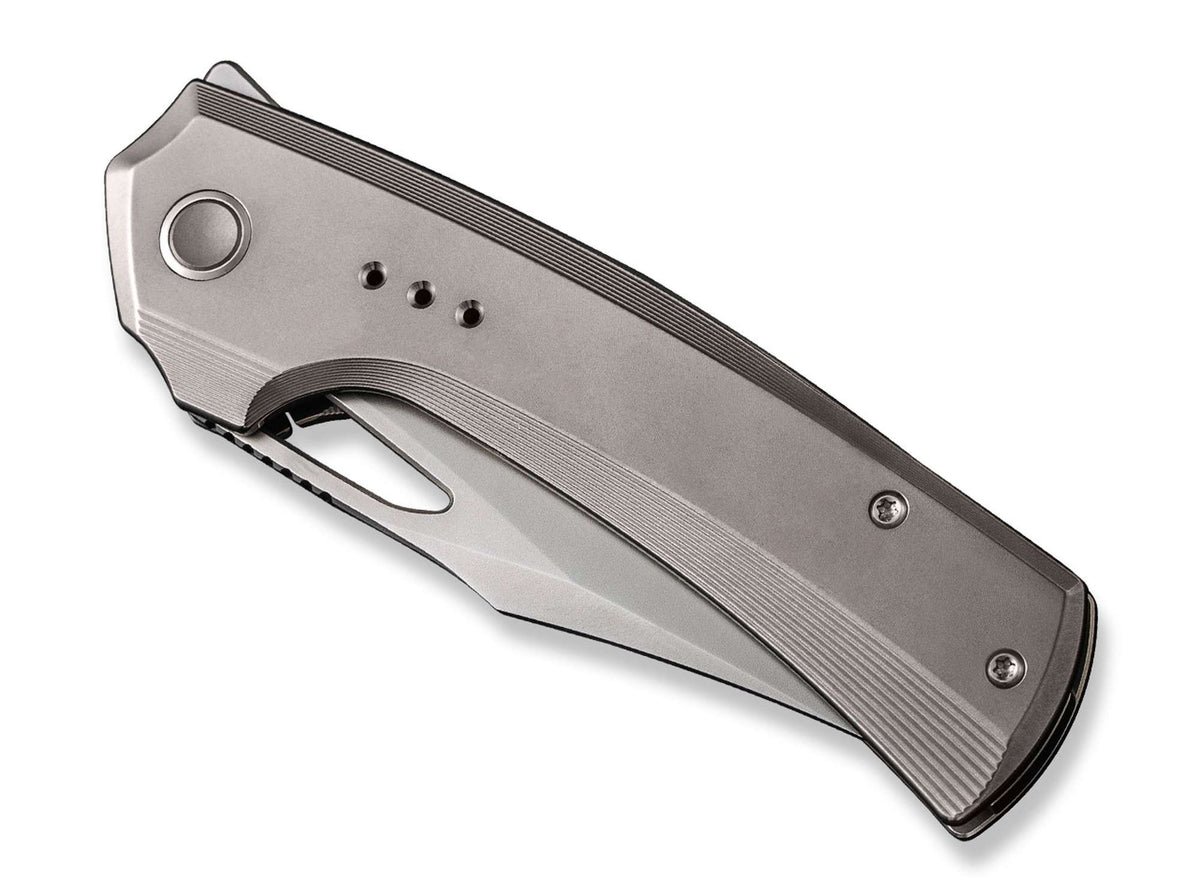 WE Knife Nefaris Ltd Titanium Grey Bead Blasted