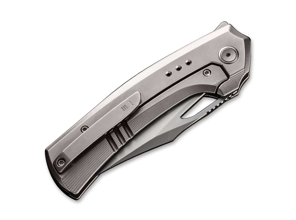 WE Knife Nefaris Ltd Titanium Grey Bead Blasted