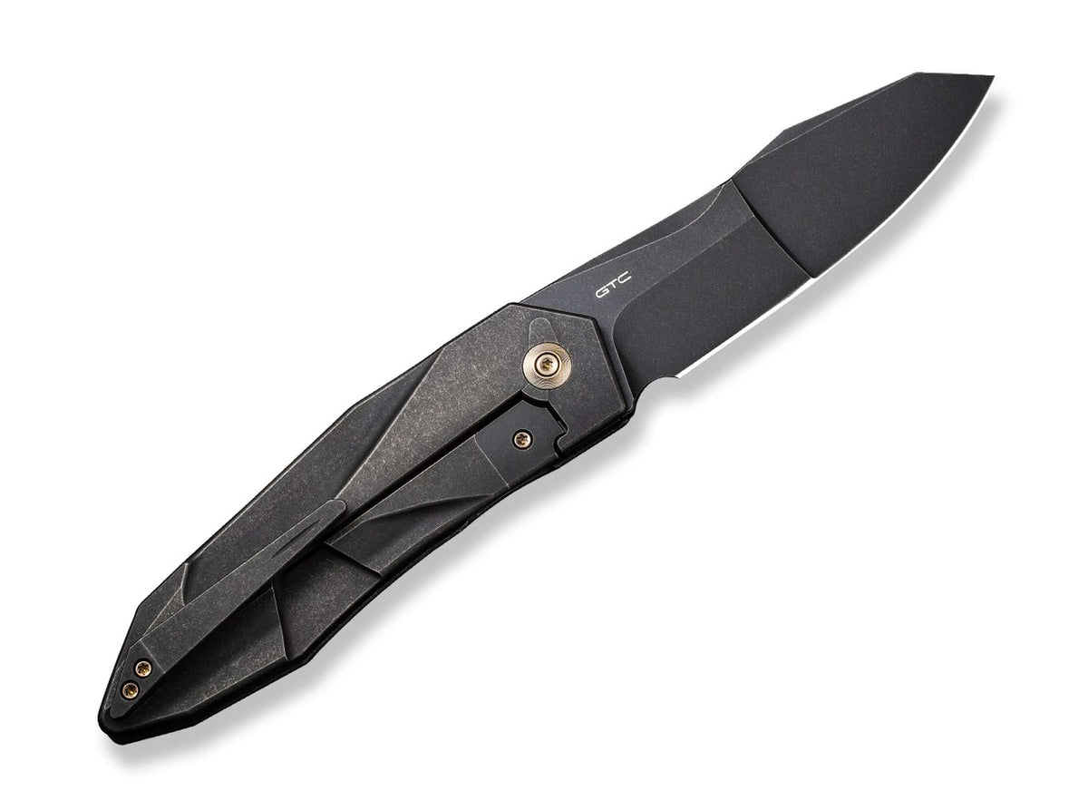 WE Knife Solid Titanium All Black