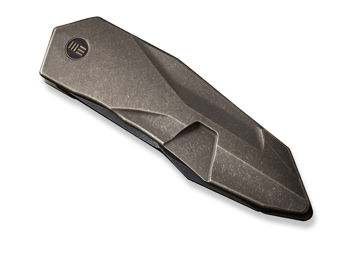 WE Knife Solid Titanium Bronze