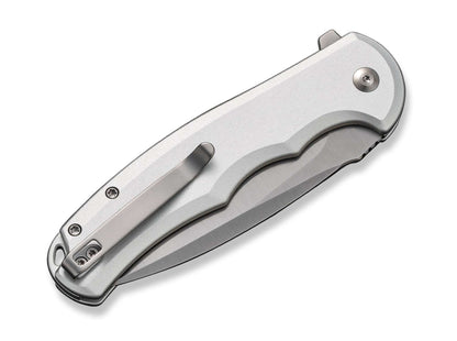 CIVIVI Button Lock Praxis Aluminum Silver