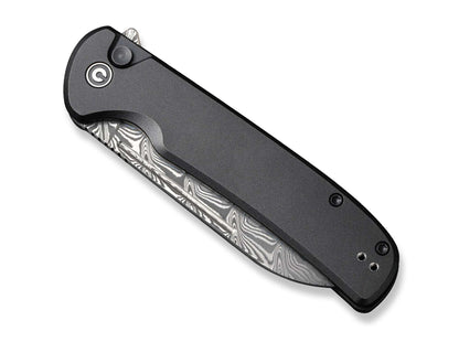 CIVIVI Chevalier II Aluminum Black Damascus