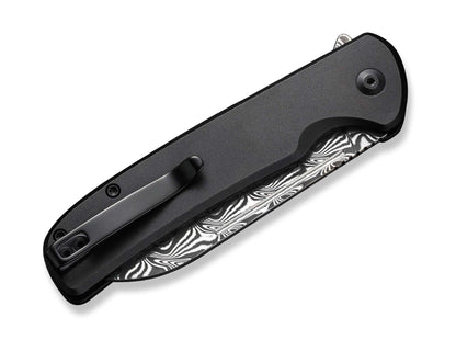 CIVIVI Chevalier II Aluminum Black Damascus