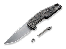 WE Knife OAO Titanium Grey Aluminum Foil CF