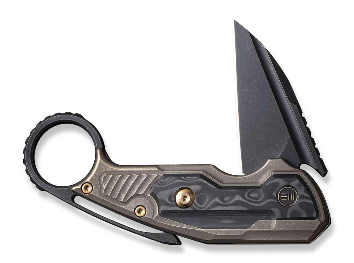 WE Knife Yardbird Titanium Bronze CF Rose